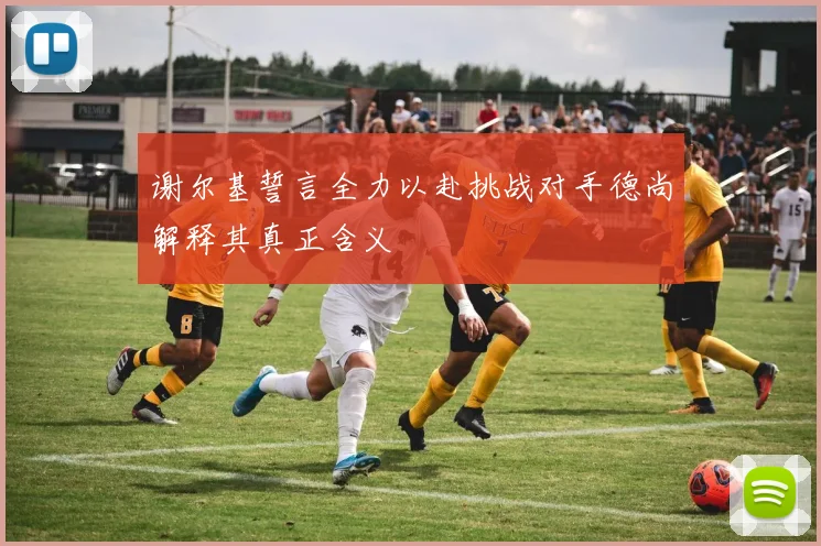 谢尔基誓言全力以赴挑战对手德尚解释其真正含义